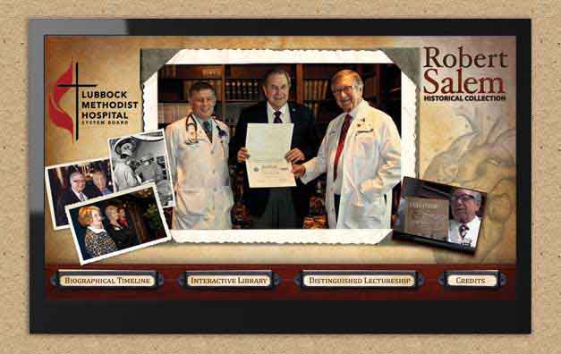 Dr. Robert J. Salem M.D. Interactive Touchscreen Kiosk