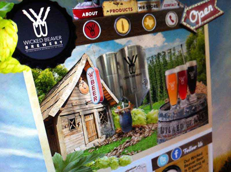 Wicked Beaver Brewing Company Website