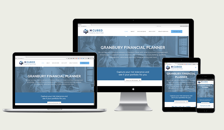 Lubbock Financial Planner Website Design