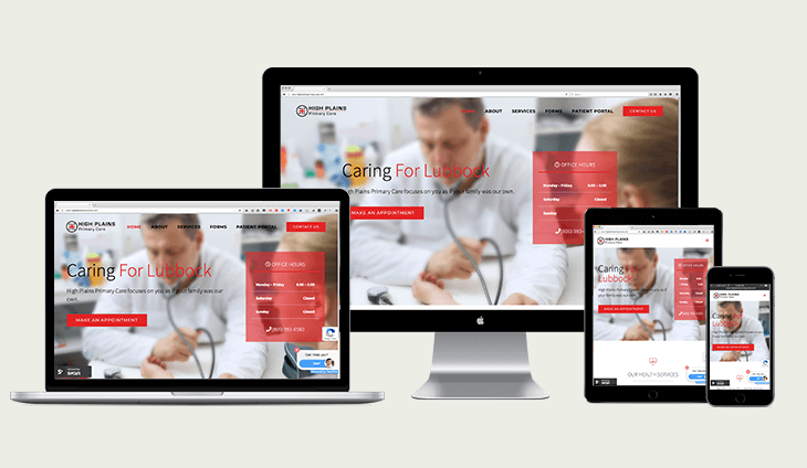 Lubbock Healthcare Website Design